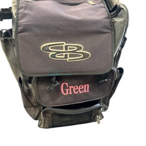Used BoomBah B/G ROLLING BAG BB/SB Player Wheeled Bag Black 11850-S000020919