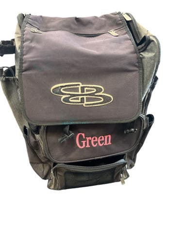 Used BoomBah B/G ROLLING BAG BB/SB Player Wheeled Bag Black 11850-S000020919