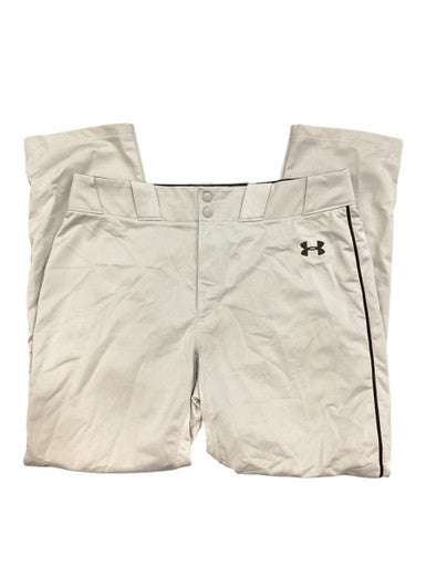 Used Under Armour GRY BLK PIN STRIPE BB/SB Pant Mens Grey XL 11884-S000049144