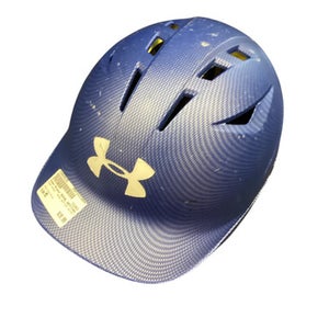 Used Under Armour ROYAL BATTING HELMET Batting Helmet No Mask Navy Blue MD 11884-S000049132