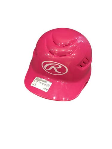 Used Rawlings PINK BASEBALL HELMET Batting Helmet No Mask Pink SM 11884-S000049128