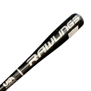 Used Rawlings BIG STICK TBALL BB/SB USA 2 5/8 Bat Black 25" 11884-S000049126