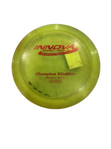 Used Innova CHAMPION XCALIBER Disc Golf Driver Yellow 11884-S000049116