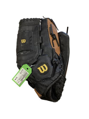 Used Wilson ELITE SOFTBALL BB/SB Glove RH Throw Black 14" 11884-S000049048