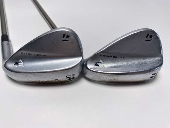 TaylorMade MG 3 Raw Chrome Wedge Set 54*11 60*10 Recoil ESX 460 F2 Senior RH