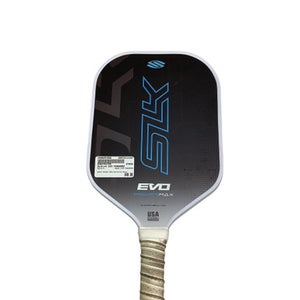 Used Selkirk EVO POWERMAX Pickleball Racquet Black And Carolina Blue 11347-S000251508