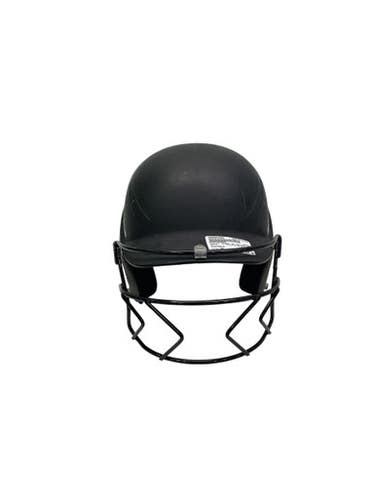 Used Schutt BLACK BB HELMET W/MASK Batting Helmet w/Mask Black MD 11347-S000251505