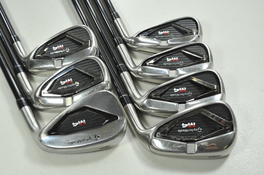 TaylorMade M4 5-PW,AW Iron Set Senior Flex Right Atmos Red 5 Graphite # 199832