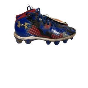 Used Under Armour Jr FB Cleats Royal Blue Junior 01.5 11847-S000027770