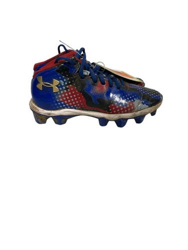 Used Under Armour Jr FB Cleats Royal Blue Junior 01.5 11847-S000027770