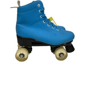 Used ROLLER SKATES Senior Roller Quad Skates Carolina Blue Senior 10 11847-S000027766