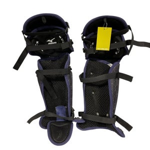 Used Mizuno SHIN GUARDS Catchers Leg Guards Purple Adult 11847-S000027727