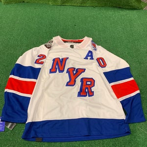 New York Rangers 20 Chris Kreider Stadium Series White Ice Hockey Jersey Size 52(New)