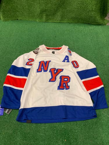 New York Rangers 20 Chris Kreider Stadium Series White Ice Hockey Jersey Size 52(New)