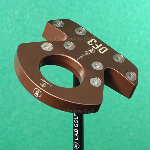 LAB Golf DF3 Custom Cappuccino 36.5" CS Putter ACCRA Black w/Super Stroke & HC