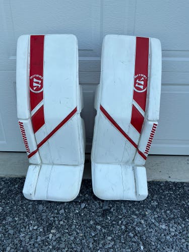 Warrior 33+1.5” Sr G5 goalie leg pads