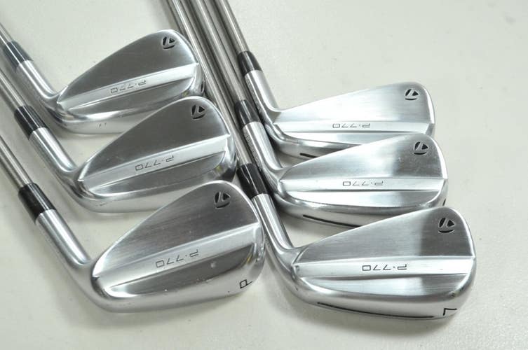 TaylorMade P770 2024 5-PW Iron Set Stiff Flex Right SteelFiber 95 # 197088