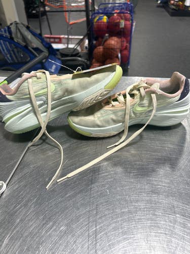 Used Nike AIR ZOOM Basketball Shoes M Green Senior 9.5 11825-S000033412