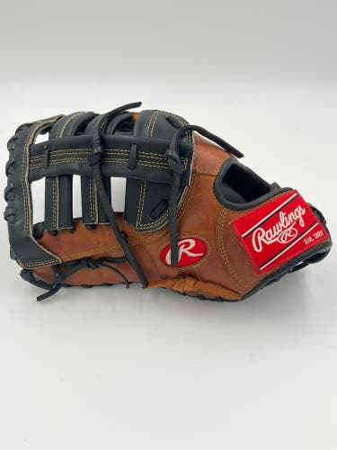 Pro Issue Rawlings heart of the hide 12.5 lefty first base mitt baseball glove