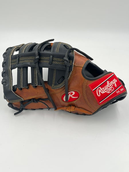 Pro Issue Rawlings heart of the hide 12.5 lefty first base mitt baseball glove