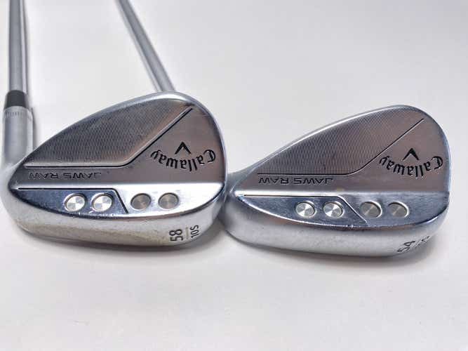 Callaway Jaws Raw Chrome Wedge Set 54*10 58*10 DG Spinner TI VSS Wedge RH