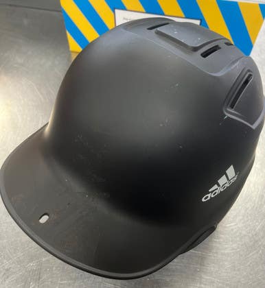 Used Adidas HELMET Batting Helmet No Mask Black One Size 11497-S000150470