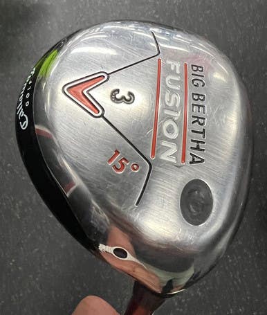 Used Callaway BIG BERTHA FUSION Mens Fairway Wood RH 3 Wood 11497-S000150476