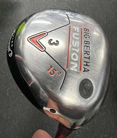 Used Callaway BIG BERTHA FUSION Mens Fairway Wood RH 3 Wood 11497-S000150476
