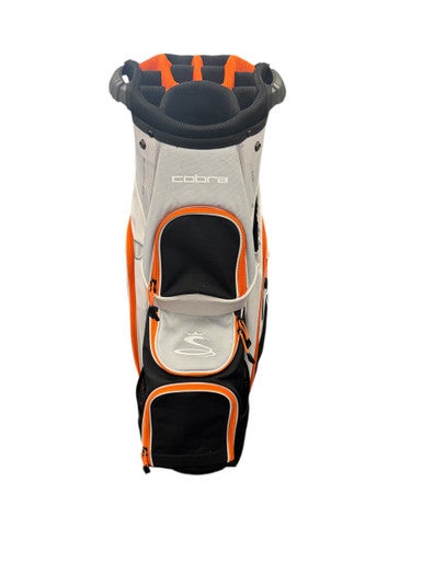Used Cobra 14 WAY Mens Cart Bag Grey 11849-S000029775