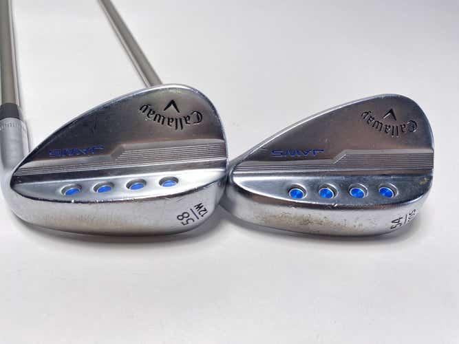 Callaway Jaws MD5 Raw Wedge Set 54* 10 58* 12 Recoil 460 F2 Senior Graphite RH
