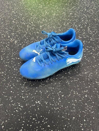 Used Puma Soccer Cleats Royal Blue Junior 02 11849-S000029744