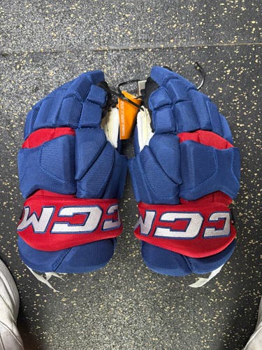 CCM HG95C - Pro Stock Hockey Glove (Blue/Red/White)