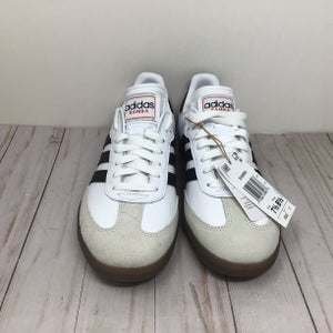 Adidas Samba Unisex Soccer Sneakers Size 7.5M 8.5W White Black(Used)