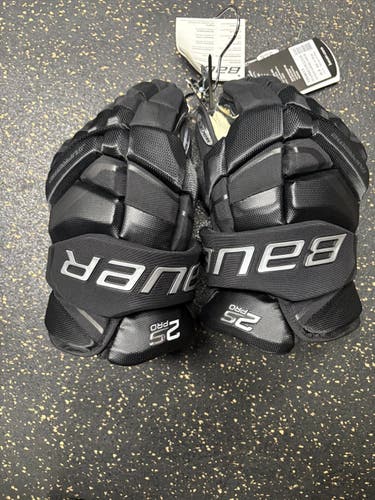 Black Bauer Supreme 2S Pro Gloves 13" (New)