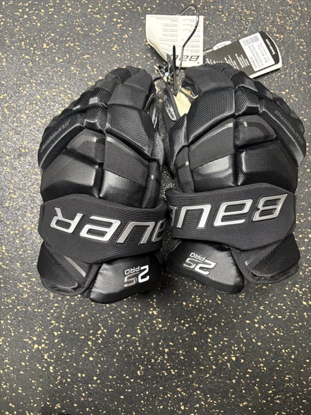 Black Bauer Supreme 2S Pro Gloves 13" (New)