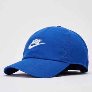 Nike Club Unstructured Futura Wash Adjustable Hat Game Royal Size S/M FB5368-480