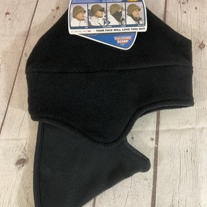 Seirus 2810 QUICKDRAW 3-In-1 Pull-Down Face & Mask Warmer Hat Black L/XL