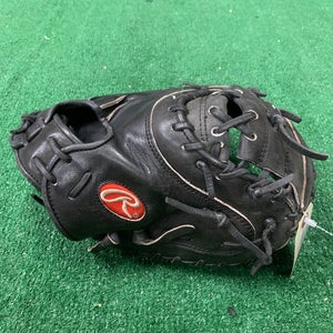 Black Rawlings Heart of the Hide RH Catcher's Baseball Glove 35" (Used)