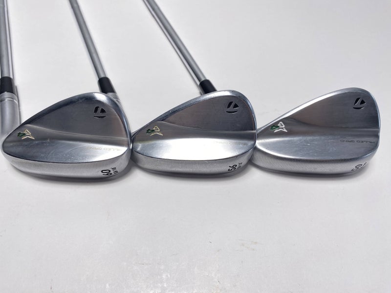 TaylorMade Milled Grind 4 Chrome Wedge Set 50* 9| 56* 12| 60* 10 TT DG 115g RH