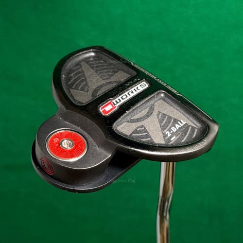 Odyssey O-Works 2-Ball 37" Mallet Double-Bend Putter Golf Club