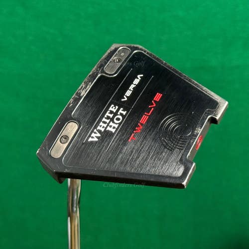 LH Odyssey White Hot Versa TWELVE 34" Double-Bend Putter w/Stroke Lab 70 Red