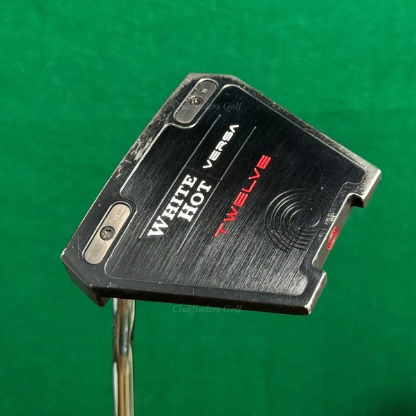LH Odyssey White Hot Versa TWELVE 34" Double-Bend Putter w/Stroke Lab 70 Red