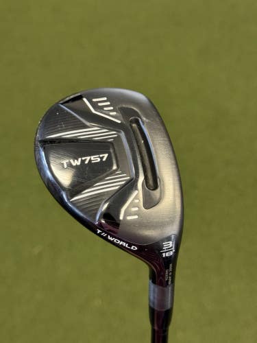 Honma TW757 T II World Hybrid 3H 18 Reg Flex Vista 50-R2 Shaft RH W Cover