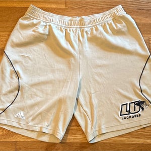 Gold Medium Men's Adidas LINDENWOOD Lacrosse Shorts (Used)
