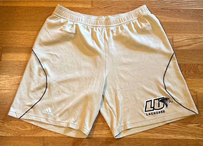 Gold Medium Men's Adidas LINDENWOOD Lacrosse Shorts (Used)