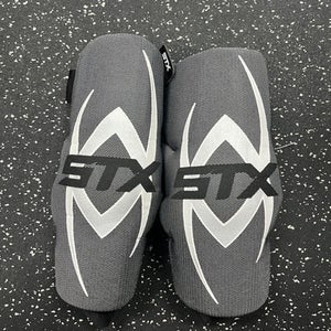 Used STX RIVAL Lacrosse Arm Pads/Guards Grey LG 11849-S000012429