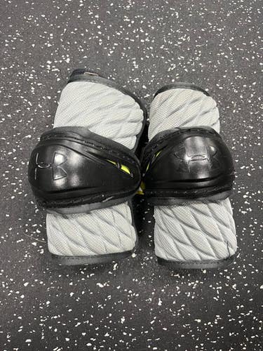 Used Under Armour ELBOW PADS Lacrosse Arm Pads/Guards Grey SM 11849-S000019660