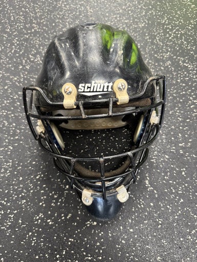 Used Schutt SSMC  CAI Catchers Helmet w/Mask Black MD 11849-S000029638