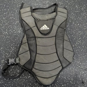 Used Adidas YOUTH CHEST PROTECTOR Catchers Chest Protector Black Youth 11849-S000029639