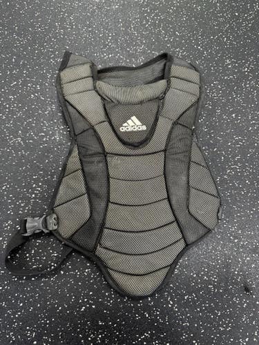 Used Adidas YOUTH CHEST PROTECTOR Catchers Chest Protector Black Youth 11849-S000029639